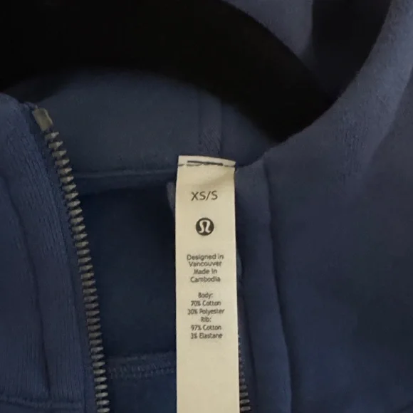 lululemon athletica Navy Half-Zip Hoodie - Picture 5 of 5
